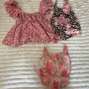 3 pack of shein summer tops all size women’s xs